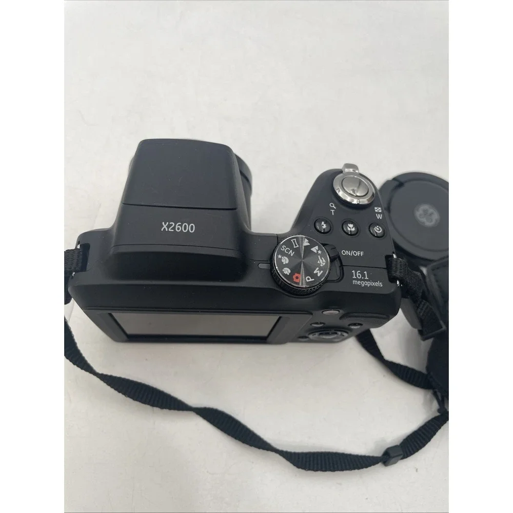 GE X2600 Digital Camera 16.1 MP 26X Optical Zoom+Battery+SD Card-TESTED